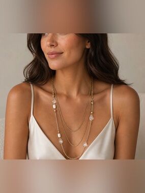 NY & C Elegant Gold Multi-Layer Necklace BUNDLE AND SAVE SHIPPING